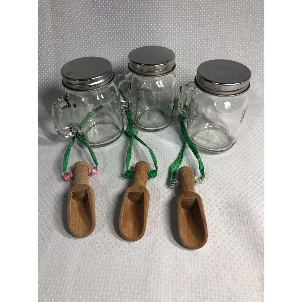 Bath Salts Spoons-Jars & Tray